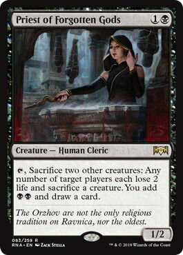 乐天商城 - マジックザギャザリング MTG 黒 忘れられた神々の僧侶 RNA-83 レア 【中古】