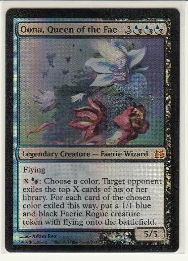 マジックザギャザリング MTG 妖精の女王、ウーナ FtV:Legends-8 神話レア Foil 【中古】