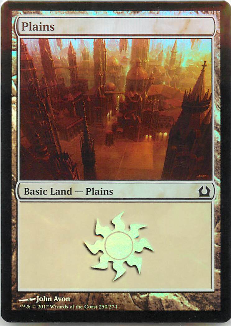 マジックザギャザリング MTG 無色 平地 RTR-250 基本土地 Foil 【中古】