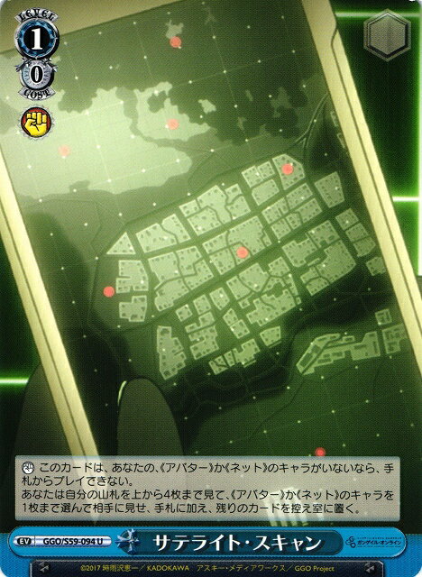 サテライト・スキャン GGO/S59-094 U 【中古】