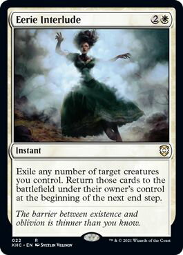 マジックザギャザリング MTG 白 奇妙な幕間 KHC-22 レア 【中古】
