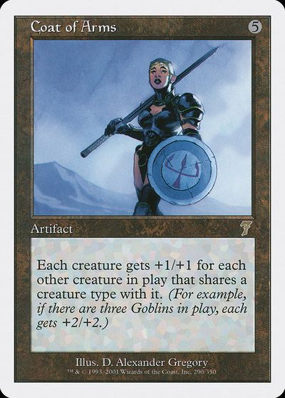 マジックザギャザリング MTG 茶 旗印 7ED-290 レア 【中古】