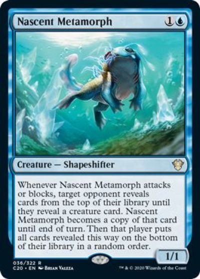 マジックザギャザリング MTG 青 初期変化 C20-36 レア 【中古】