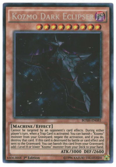 遊戯王 Kozmo－ダークエクリプサー 英語版 1st BOSH-EN085 Secret BOSH-EN085 シークレット 【中古】