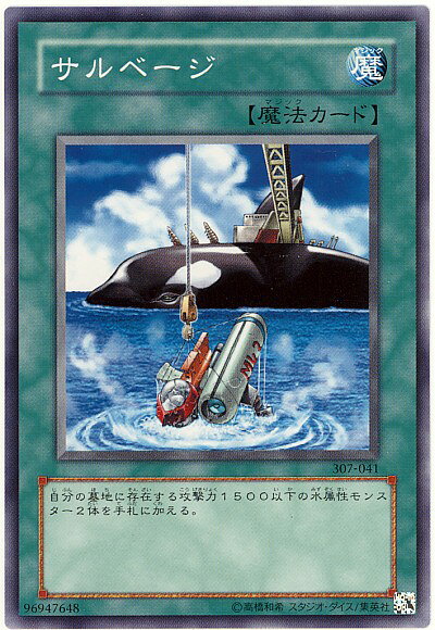 遊戯王 サルベージ 307-041 ノーマル 【中古】