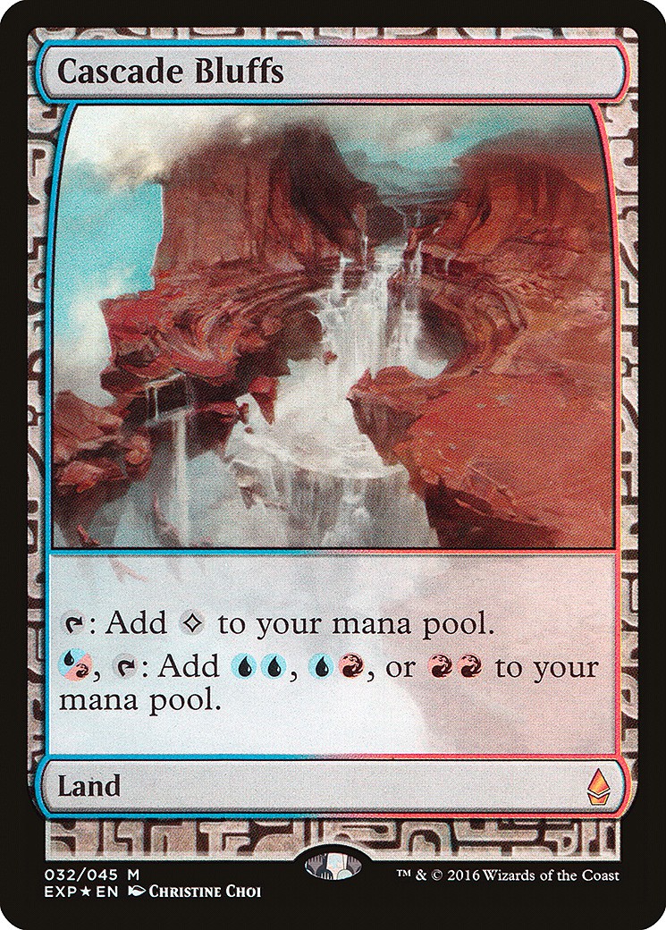マジックザギャザリング MTG 滝の断崖 EXP-32 EXP Foil 【中古】