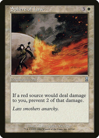 マジックザギャザリング MTG 白 法の領域 ODY-50 アンコモン 【中古】