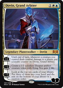 マジックザギャザリング MTG 金(多色) 大判事、ドビン RNA-167 神話レア 【中古】