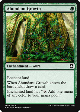 マジックザギャザリング MTG 緑 豊かな成長 EMA-156 コモン 【中古】