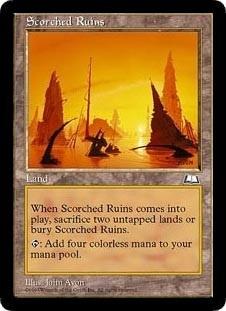 マジックザギャザリング MTG 無色 焦土 WTH-166 レア 【中古】