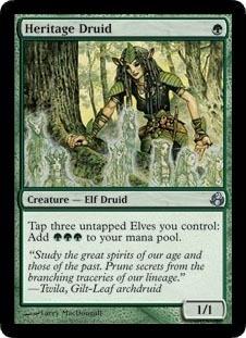 マジックザギャザリング MTG 緑 遺産のドルイド MOR-126 アンコモン 【中古】