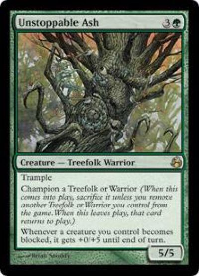 マジックザギャザリング MTG 緑 止められぬトネリコ MOR-137 レア 【中古】