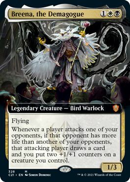 マジックザギャザリング MTG 大衆扇動者、ブリーナ(拡張) C21-328 神話レア 【中古】