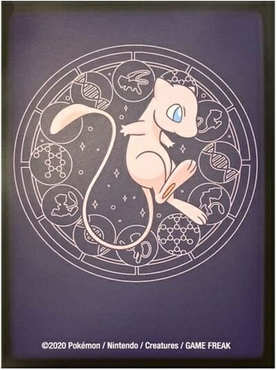 ポケモンカード デッキシールド ミュウ セレスティアル・サークル (黒枠) 海外版 65枚入り 未開封スリーブ 【中古】