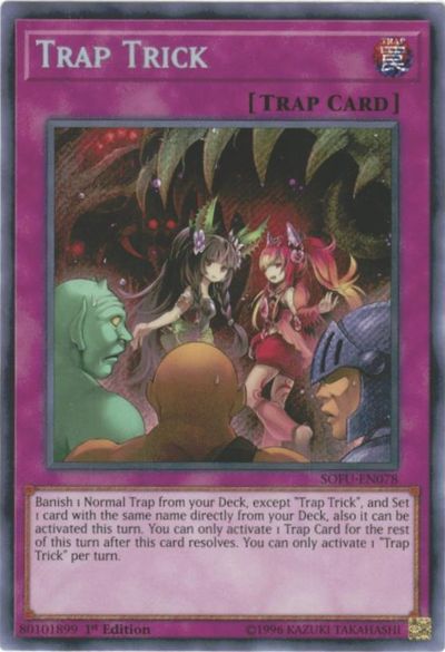 遊戯王 トラップトリック 英語版 1st SOFU-EN078 Secret SOFU-EN078 シークレット 【中古】