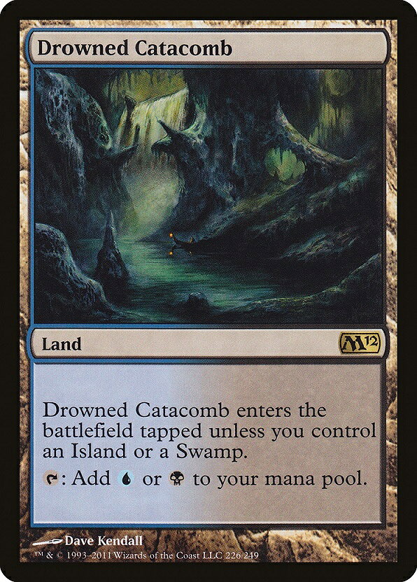 マジックザギャザリング MTG 無色 水没した地下墓地 M12-226 レア 【中古】