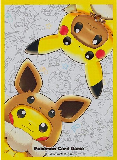 乐天商城 - ポケモンカード デッキシールド FAN OF PIKACHU＆EIEVUI 64枚入り 未開封スリーブ 【中古】