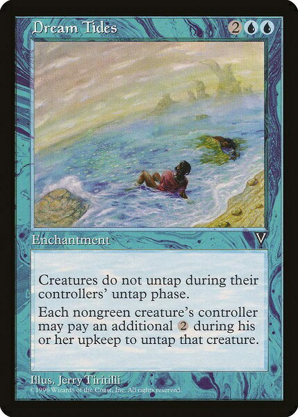 マジックザギャザリング MTG 青 夢の潮流 VIS-31 アンコモン 【中古】