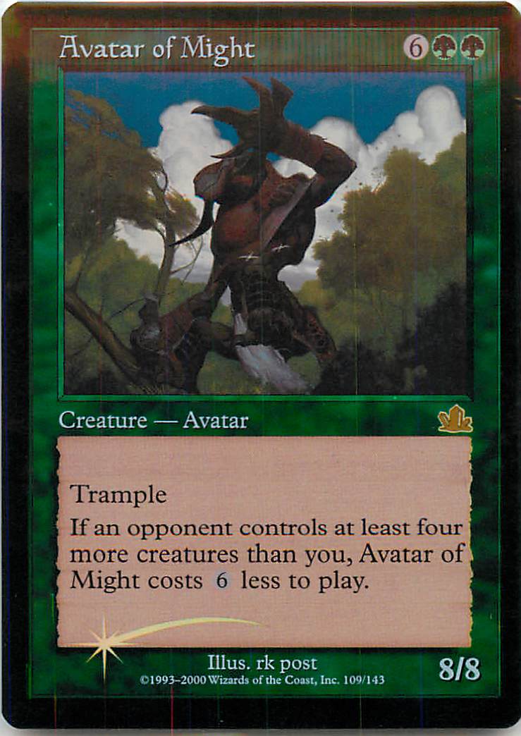 マジックザギャザリング MTG 緑 力の化身 PCY-109 レア Foil 【中古】