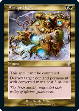 マジックザギャザリング MTG 金(多色) 突然の衰微 TSR-370 タイムシフト 【中古】