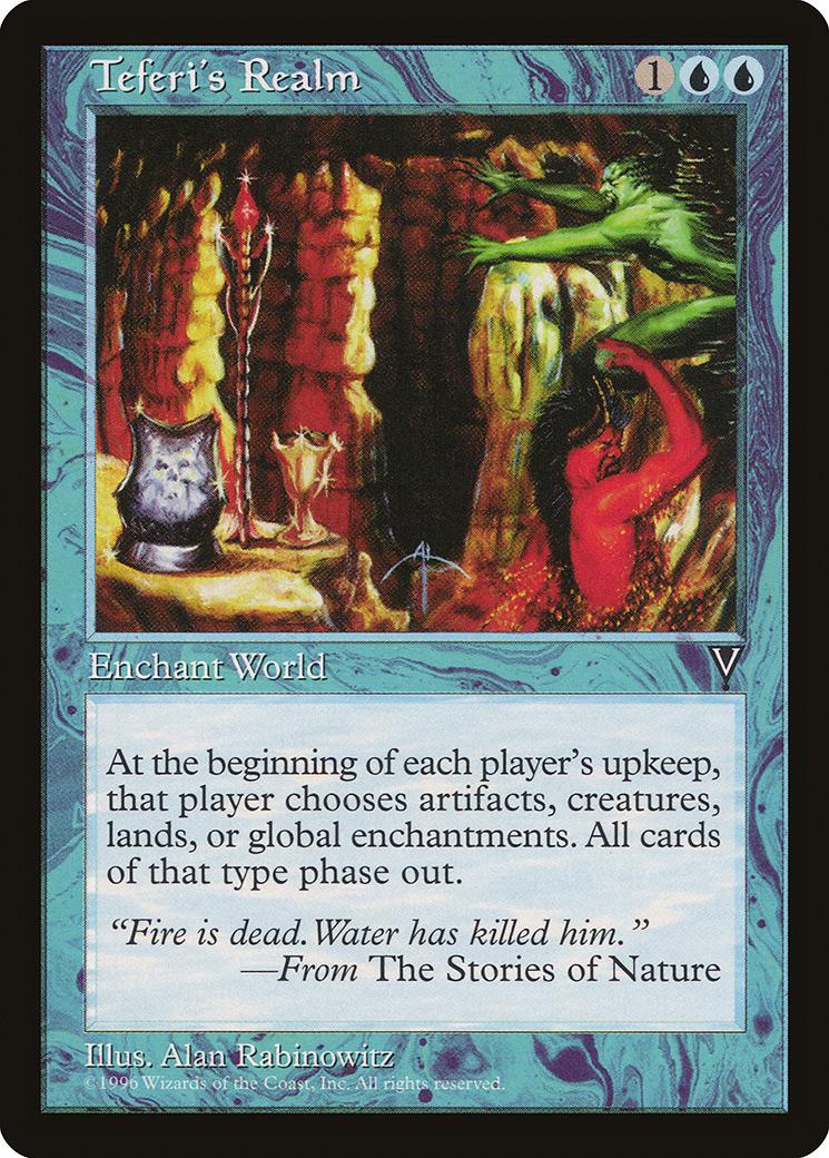 マジックザギャザリング MTG 青 テフェリーの世界 VIS-44 レア 【中古】