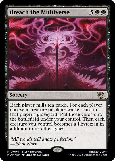 マジックザギャザリング MTG 黒 多元宇宙の突破 MOM-94 レア 【中古】