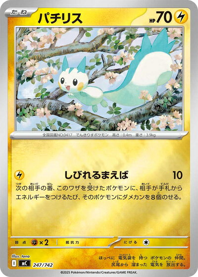 ポケモンカード パチリス(ミラー) MC 247/742 【中古】