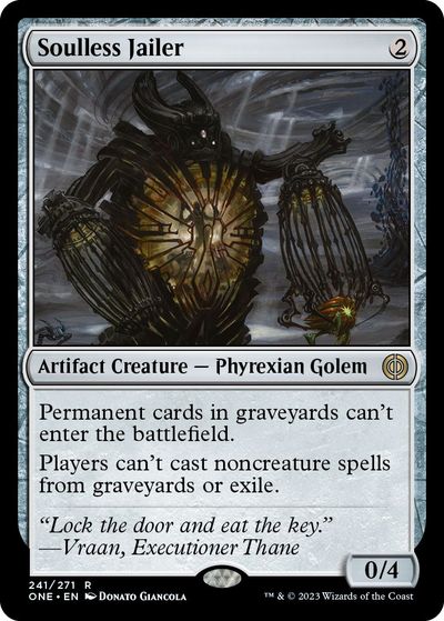 マジックザギャザリング MTG 茶 魂なき看守 ONE-241 レア 【中古】