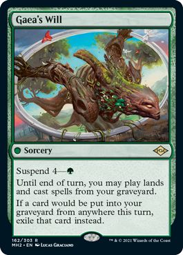 マジックザギャザリング MTG 緑 ガイアの意志 MH2-162 レア 【中古】