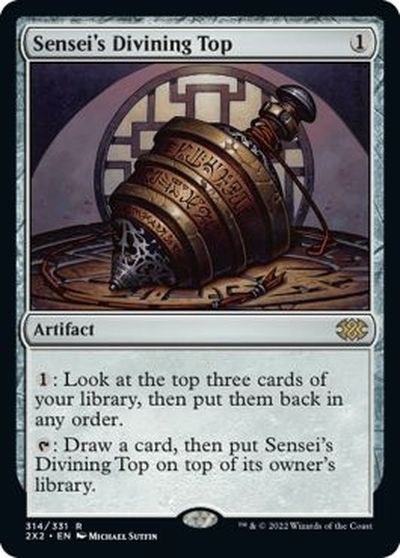 マジックザギャザリング MTG 茶 師範の占い独楽 2X2-314 レア 【中古】