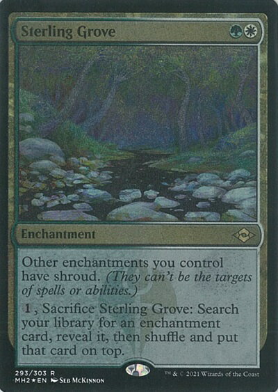乐天商城 - マジックザギャザリング MTG 金(多色) 真の木立ち(エッチング) MH2-293 レア Foil 【中古】