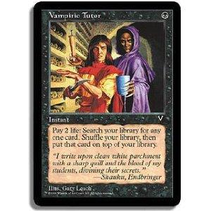 マジックザギャザリング MTG 黒 吸血の教示者 VIS-72 レア 【中古】