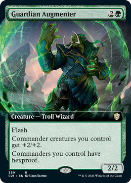 マジックザギャザリング MTG 守護の増強者(拡張) C21-389 レア 【中古】