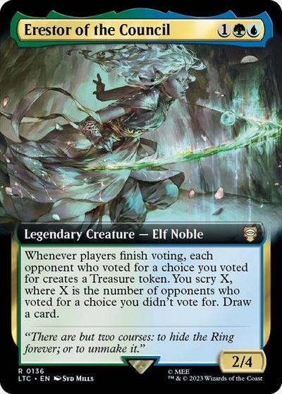 マジックザギャザリング MTG 金(多色) 賢者会議のエレストール(拡張) LTC-136 レア 【中古】