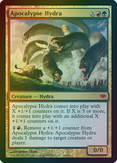 マジックザギャザリング MTG 金(多色) 黙示録のハイドラ CON-98 神話レア Foil 【中古】