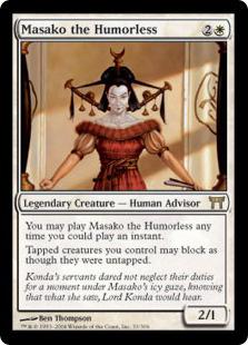 マジックザギャザリング MTG 白 生真面目な君、昌子 CHK-33 レア 【中古】