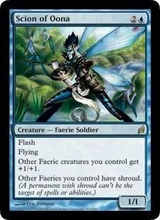 マジックザギャザリング MTG 青 ウーナの末裔 LRW-83 レア 【中古】