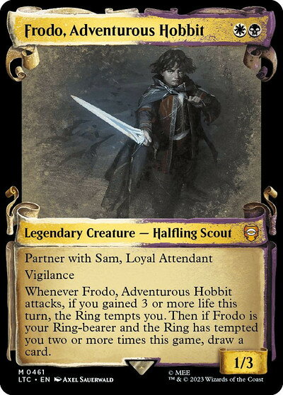乐天商城 - マジックザギャザリング MTG 金(多色) 冒険好きなホビット、フロド(ショーケース) LTC-461 神話レア 【中古】