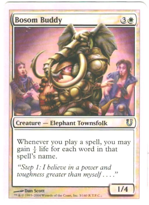 マジックザギャザリング MTG Bosom Buddy UNH-3 アンコモン Foil 【中古】