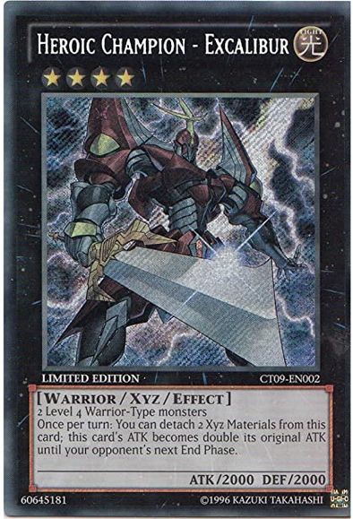 遊戯王 H－C エクスカリバー 英語版 Limited Edition CT09-EN002 Secret CT09-EN002 シークレット 【中古】