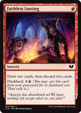 マジックザギャザリング MTG 信仰無き物あさり C15-153 コモン 【中古】