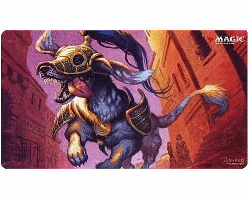 マジックザギャザリング MTG プレイマット 基本セット2021《無私の救助犬》 【中古】