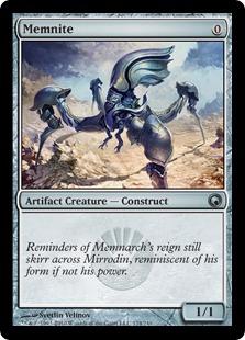マジックザギャザリング MTG 茶 メムナイト SOM-174 アンコモン 【中古】