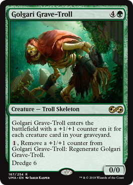 乐天商城 - マジックザギャザリング MTG 緑 ゴルガリの墓トロール UMA-167 レア 【中古】