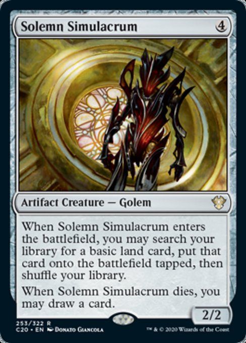 マジックザギャザリング MTG 茶 真面目な身代わり C20-253 レア 【中古】