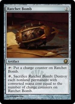 マジックザギャザリング MTG 茶 漸増爆弾 SOM-196 レア 【中古】