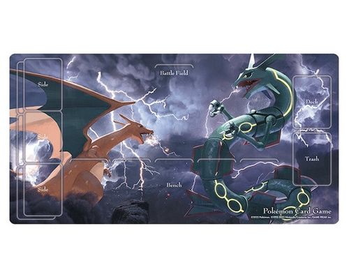 ポケモンカード ラバープレイマット リザードンVSレックウザ 【中古】