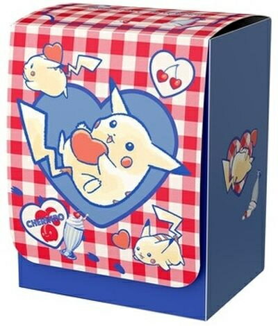 Estuche para barajas de cartas Pokémon Pikachu y corazón [Usado]