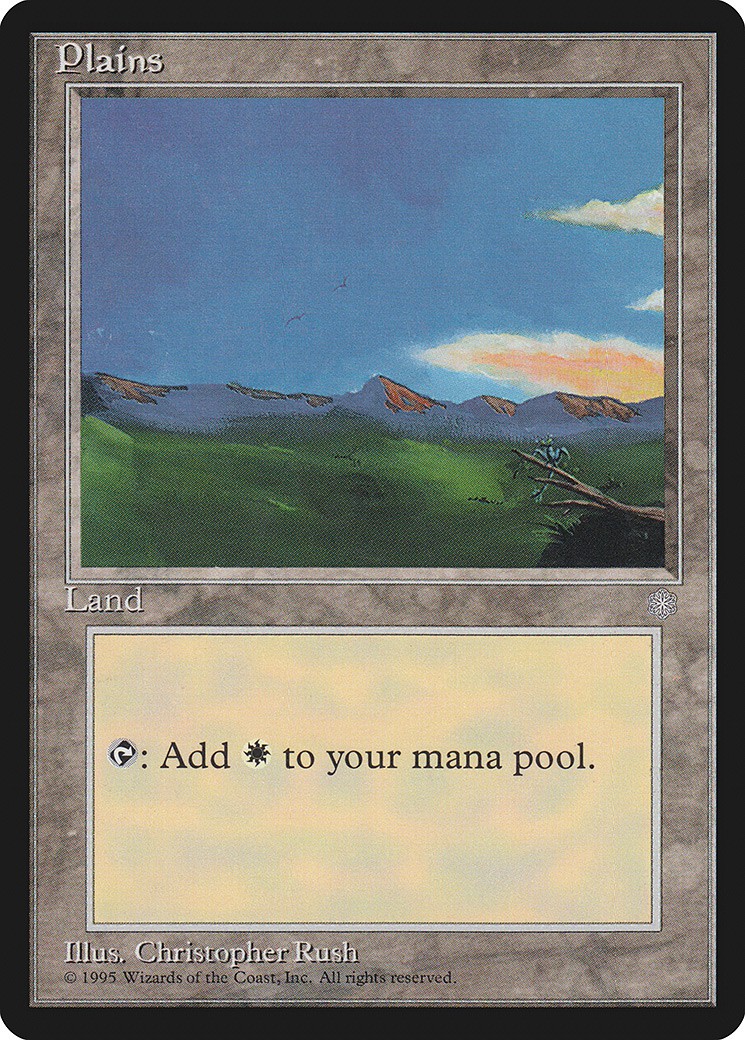 マジックザギャザリング MTG 無色 平地 ICE-366 基本土地 【中古】