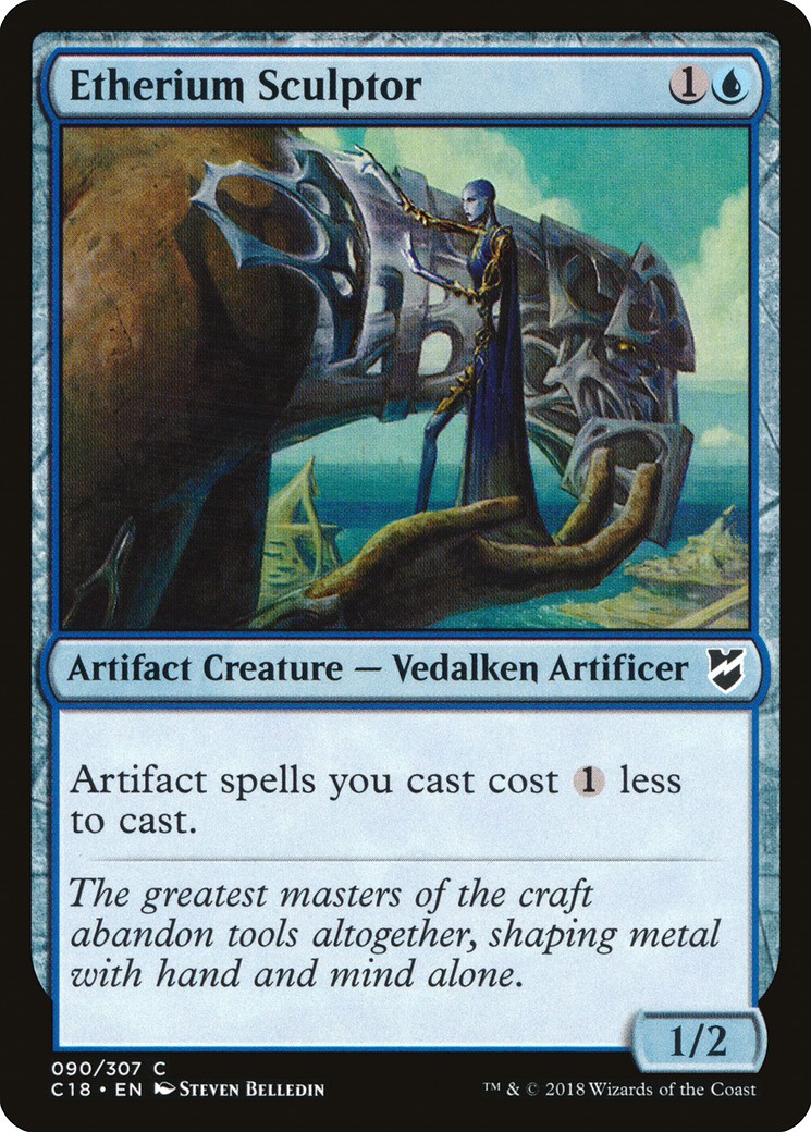マジックザギャザリング MTG エーテリウムの彫刻家 C18-90 コモン 【中古】